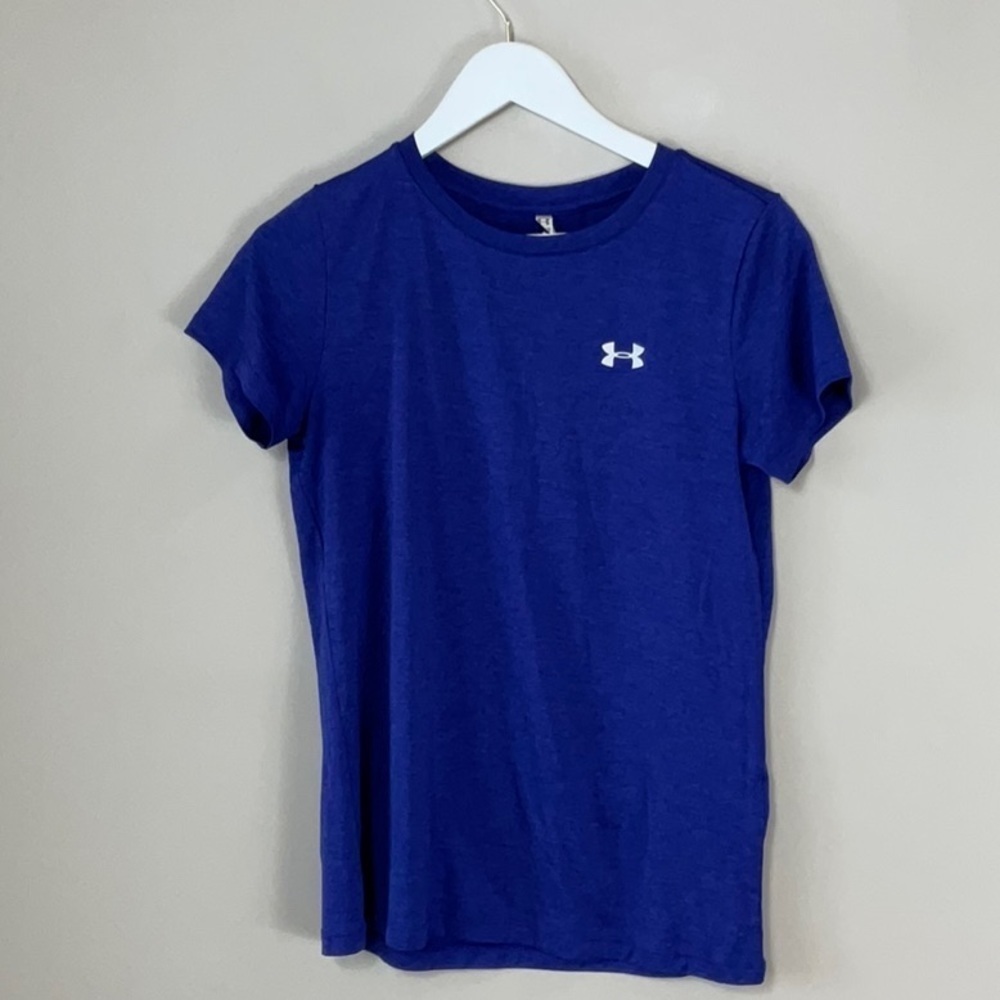 Under Armour heat guard tee blue